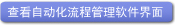 查看自動化流程管理軟件界面
